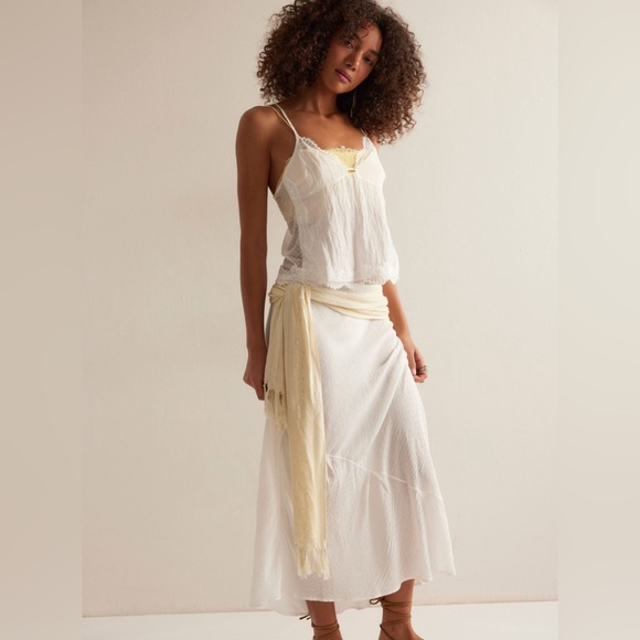 Intimately By Free People Other - NWT Free People Intimately Sweet On You Bias Half Slip